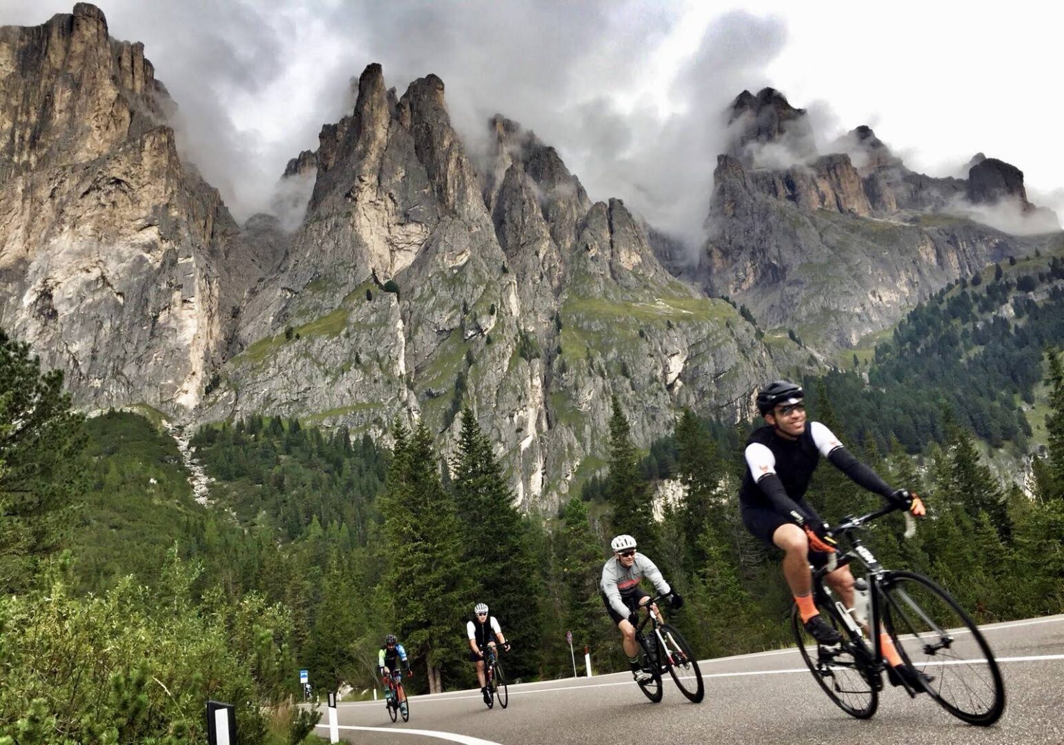 Cycling in the Dolomites