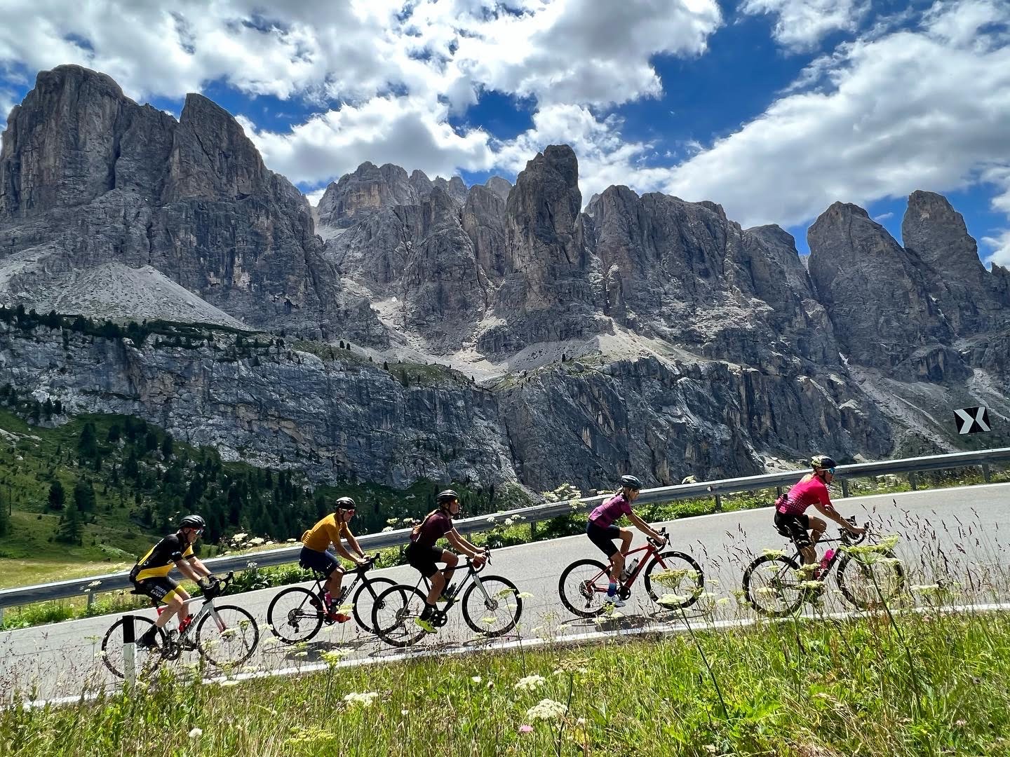 Cycling in the Dolomites