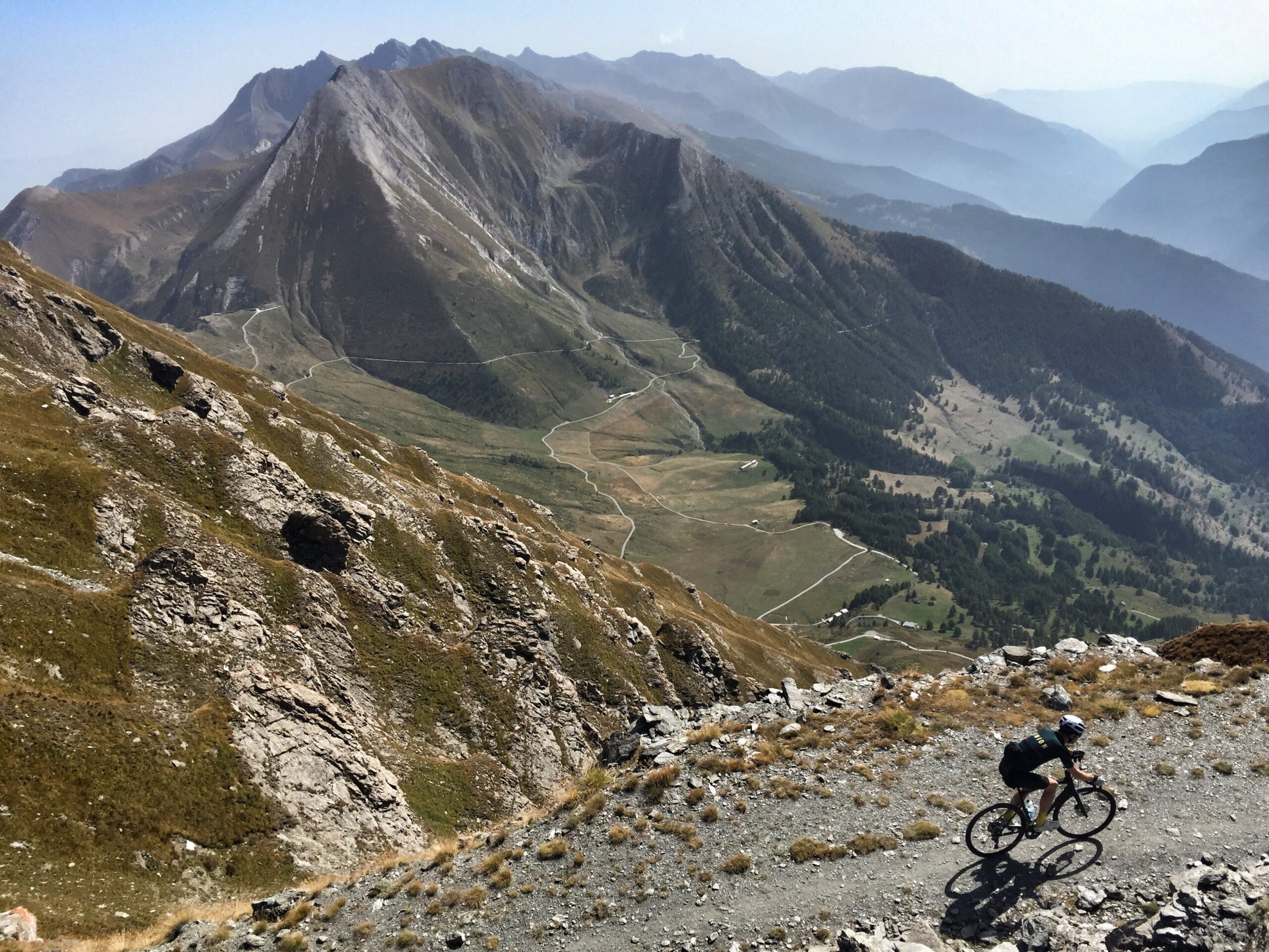 Cycling in the Piedmont Alps