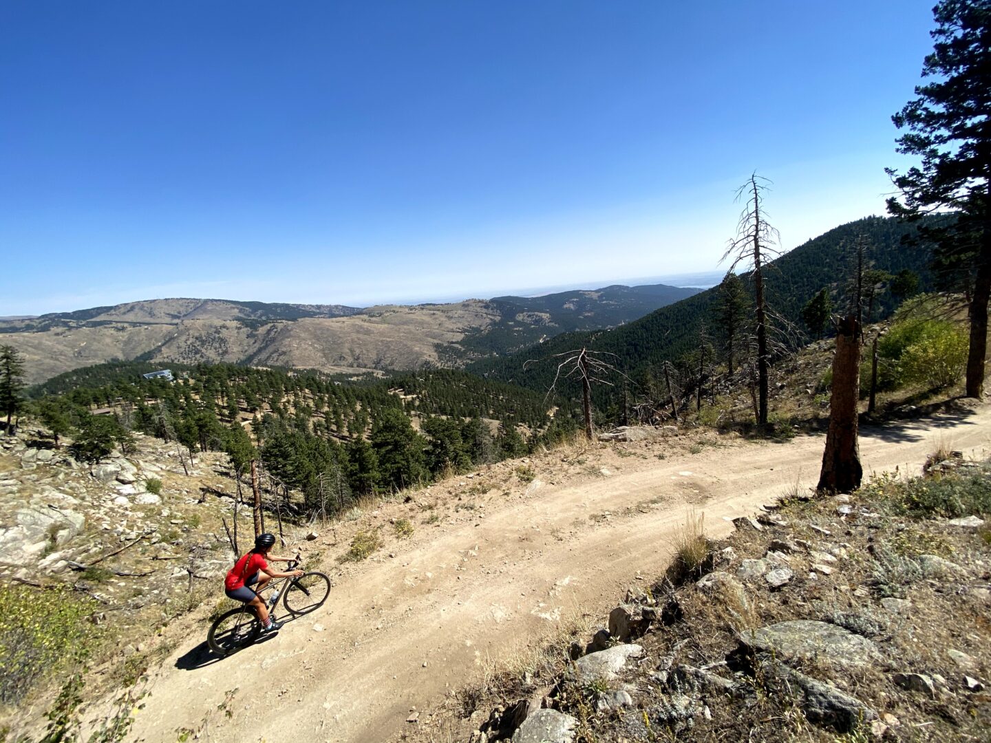 Cyclist in Colorado