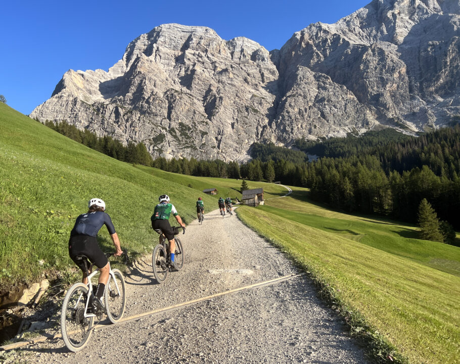 Gravel cycling in the Dolomites, Alta Badia, Südtirol