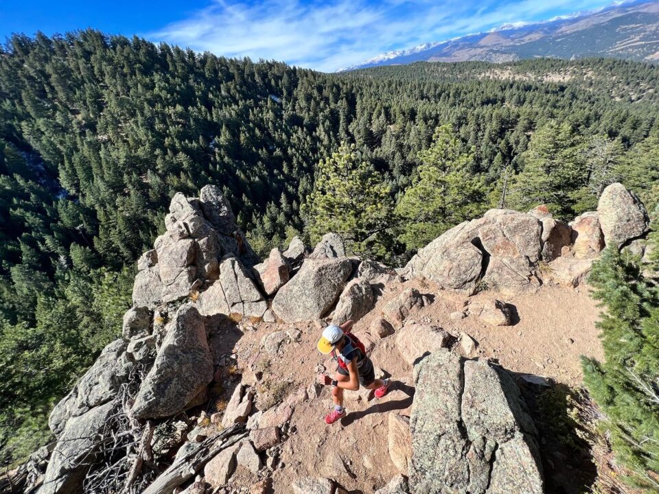 Boulder trail running