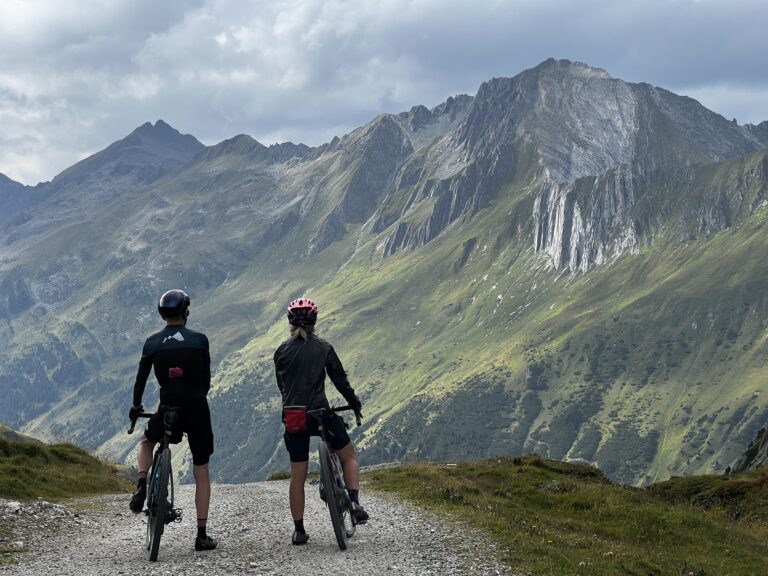 Klammljoch Pass between Austria and Italy, in the Dolomites